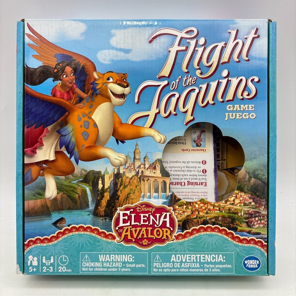 Elena of Avalor Flight of the Jaquins Game COMPLETE Wonder Forge 2017 Disney
